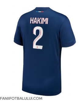 Paris Saint-Germain Achraf Hakimi #2 Tricou Fotbal Replică 2024-25 Barbati Acasa